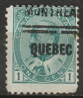 Canada 1903 Sc 89xx  Montreal Precancel - Preobliterati