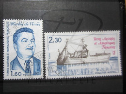 VEND BEAUX TIMBRES DES T.A.A.F. N° 99 + 100 !!! - Usados