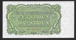 Czechoslovakia 5 Korun, 1953 , First Serie , Specimen - Checoslovaquia