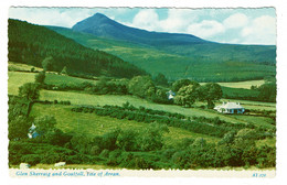 Ref 1438 - Postcard - Glen Sherraig & Goatfell - Isle Of Arran Scotland - Bute