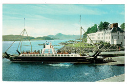 Ref BB 1439  - Shipping Maritime.Postcard - Lochalsh Ferry & Lochalsh Hotel - Inverness-shire - Inverness-shire