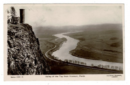 Ref 1440 - 1910 Real Photo Postcard - Valley Of The Tay From Kinnoull Perthshire - Scotland - Perthshire