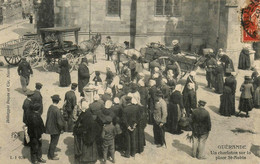 Guérande * 1907 * Un Charlatan Sur La Place St Aubin * CHARLATAN * Vendeur Ambulant Arracheur De Dents Dentiste - Guérande