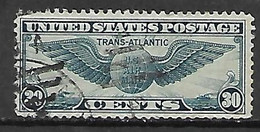 ETATS - UNIS    -     Poste Aérienne   -  1939  .  Y&T N° 25 Oblitéré.   Insigne De Pilote - 1a. 1918-1940 Used