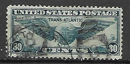 ETATS - UNIS    -     Poste Aérienne   -  1939  .  Y&T N° 25 Oblitéré.   Insigne De Pilote - 1a. 1918-1940 Oblitérés