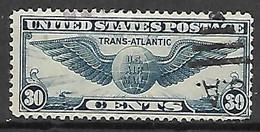 ETATS - UNIS    -     Poste Aérienne   -  1939  .  Y&T N° 25 Oblitéré.   Insigne De Pilote - 1a. 1918-1940 Oblitérés