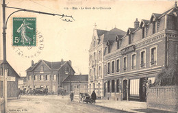 76-EU- LA GARE DE LA CHAUSSEE - Eu