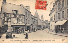 76-MONTIVILLIERS- LA RUE FELIX-FAURE - Montivilliers