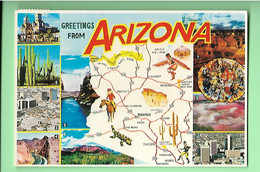 ETATS-UNIS---ARIZONA---greetings From---multi-vues--voir 2 Scans - Tucson