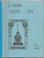 BELGIQUE, Le PERRON LIEGEOIS 1919, Leo Tavano 1980 - Filatelia E Historia De Correos