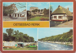 D-18230 Rerik - Alte Ansichten - Bekleidungshaus - Kurhaus - Zeltplatz - Trabant Kombi - Nice Stamp - Bad Doberan