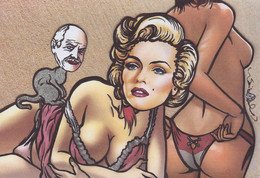 CPM Pin Up Tirage Limité Signé En 30 Ex. Numérotés Par Jihel Nu Féminin Nude Femme Nue érotisme - Pin-Ups