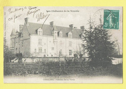 * Challans (Dép 85 - Vendée - France) * (Collection A. Robin - Fontenay Le Comte, Nr 1628) Chateau De La Verrie, Timbre - Challans