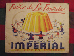 Album D'images Fables De La Fontaine. Flan Entremets Impérial. Contient 76/96 Images. Vers 1960. Lot 5 - Sammelbilderalben & Katalogue