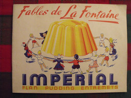 Album D'images Fables De La Fontaine. Flan Entremets Impérial. Contient 32/96 Images. Vers 1960. Lot 2 - Albumes & Catálogos