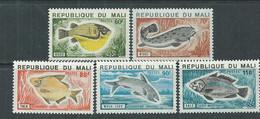 MALI  N° 236 / 40 XX  Poissons, La Série Des 5 Valeurs Sans Charnière, TB - Mali (1959-...)