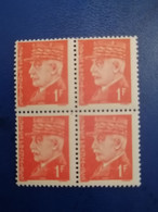 France Bloc 4 MNH  Marshall Petain   1944 RARE  Super - Other & Unclassified