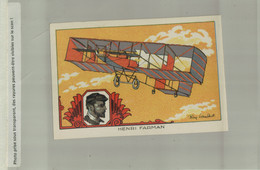 CHROMO- Image Didactique,  HENRI FARMAN-  Illustratrateur Ray Lambert (JANV 2021 99 + 1 ALB - Flugzeuge