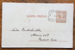 ARGENTINA - CARTA POSTAL 2 C. From CHASABUCO 27/109/91 TO  BUENOS AIRES   - BUZONISTAS CAPITAL + ABONADOS N.1 - Covers & Documents