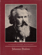 Musik Komponisten 1960 " Johannes Brahms " Langewiesche-Bücherei Königstein Lebensbilder F. Musikfreunde - Musique