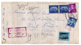 USA--1960-Lettre Recommandée De CHICAGO Pour PARIS (France)..timbres,cachet Paris,BERWYN,CHICAGO(ILL) - Cartas & Documentos