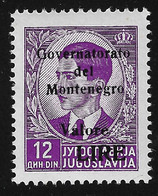 ITALIA OCCUPAZIONI - MONTENEGRO - 1942:valore Da 12 D. Nuovo Stl Con Soprastampa - In Ottime Condizioni. - Montenegro