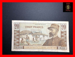 FRENCH EQUATORIAL AFRICA  20 Francs  1947  P. 22   VF - Autres - Afrique