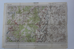 RECKHEIM   OUDE STAFKAART  1:40.000    JAREN  1910 A 1920  2 SCANS - Lanaken