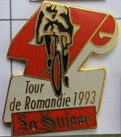 47èME TOUR DE ROMANDIE  VELO 1993 - GRIS  SPONSOR EX JOURNAL LA SUISSE - CYCLISTE - CYCLISME - BIKE  -   ( 26) - Radsport