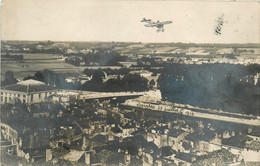 Saintes * Carte Photo * Panorama De La Ville * Aviation Avion - Saintes