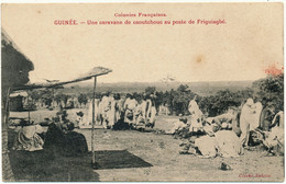 GUINEE - Caravane De Caoutchouc Au Poste De Friguiagbé - Guinée