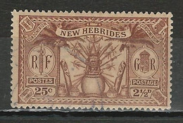 New Hebrides SG 46, Mi 80 O Used - Gebruikt