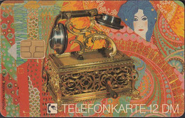 GERMANY E07/92 - Telefon 1900 Vergoldeter Tischapperat Aus Dem Vatican - E-Series : Edition - D. Postreklame