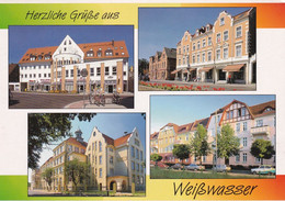 3918 - Deutschland - Weißwasser , Muskauer Platz , Pestalozzischule , Gartenstraße - Nicht Gelaufen - Weisswasser (Oberlausitz)