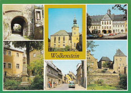 3922 - Deutschland - Wolkenstein , Zschopau , Mühltor , St. Bartholomäus , Postmeilensäule , Freiberger Straße - Nicht G - Wolkenstein