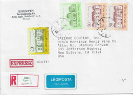 3576   Carta  Urgente, Certificada Eger  1994, - Lettres & Documents