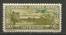 GUATEMALA CORREO AEREO YVERT NUM. 36 * NUEVO CON FIJASELLOS - Guatemala