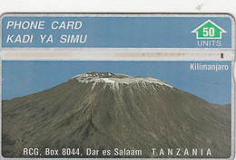 Tanzania, TAN-RC-01b, 50 Units Mount Kilimanjaro "402A" , 2 Scans - Tanzanie