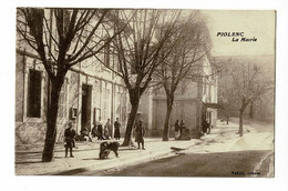 Piolenc - La Mairie ( Animation ) Circulé Sans Date, Sous Enveloppe, Soldat Au 158e Régiment D'Infanterie, 30e Cie - Piolenc