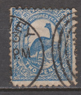 Australie, Australia New South Wales SG 254 Used ; Struisvogel Ostrich Autruche Avestruz Emu Emoe 1888 - Straussen- Und Laufvögel