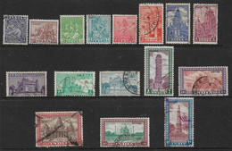 INDIA 1949 - 1952 SET SG 309/324 USED Cat £50 - Gebruikt