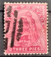 INDIA 1899 - Canceled - Sc# 54 - 3p - 1882-1901 Empire