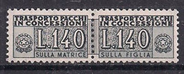 ITALIA 1955-81 PACCHI IN CONCESSIONE SASS. 15 MNH XF - Colis-concession