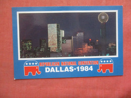 Has Republican Cancel & Stamp-----------1984 National Convention  Dallas Texas > Dallas  Ref 4586 - Dallas