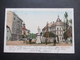 Österreich 1900 AK Kärnten Villach Hans Gasserplatz. Verlag Joh. Leon Sen. Klagenfurt 322 - Villach