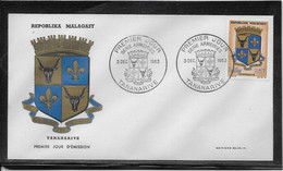 Thème Armoiries, Blasons - Madagascar - Enveloppe - TB - Covers