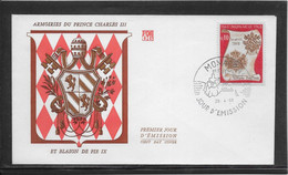 Thème Armoiries, Blasons - Monaco - Enveloppe - TB - Enveloppes