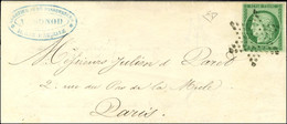 Etoile / N° 2 Belles Marges Sur Lettre Avec Texte Adressé De Paris Pour Paris. Au Verso, Càd D'arrivée 20 MAI 53. - SUP. - 1849-1850 Ceres