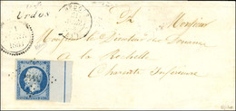 PC 3445 / N° 10 Grand Bdf Avec Filet D'encadrement Et Belles Marges Càd T 15 BEDOUS (64) Cursive 64 / Urdos. 1853. - TB  - 1852 Luigi-Napoleone