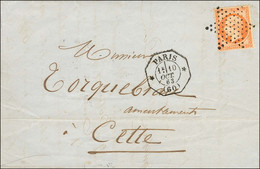 Etoile / N° 23 Càd Octo * PARIS * (60) 1E. 1863. - SUP. - 1862 Napoleone III